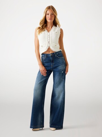 GUESS Wide Leg Jeans 'Bellagio' in Blau