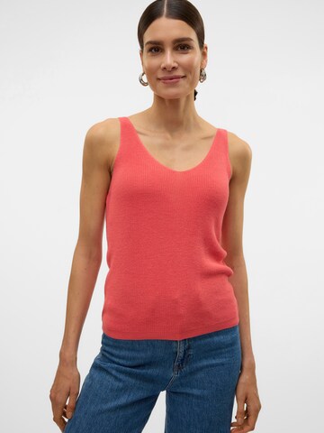 VERO MODA - Top de punto 'VMNEWLEX SUN' en rojo: frente