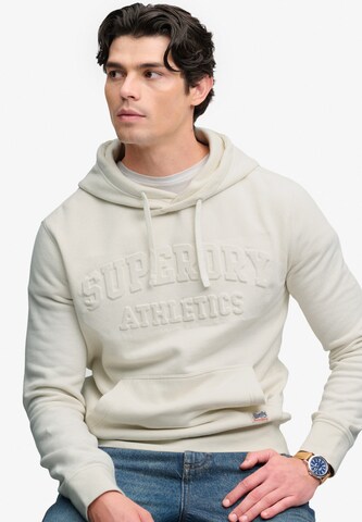 Superdry & CoSweater majica 'ATHLETIC' - bijela boja
