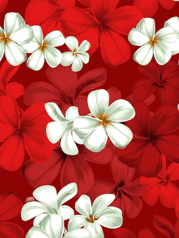 Hawaiihemdshop.de Regular fit Overhemd '"Classic Red"' in Rood