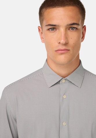 Coupe regular Chemise Boggi Milano en gris