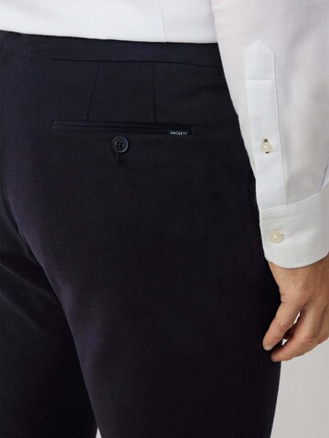 Slimfit Pantaloni chino 'Luxe' di Hackett London in blu