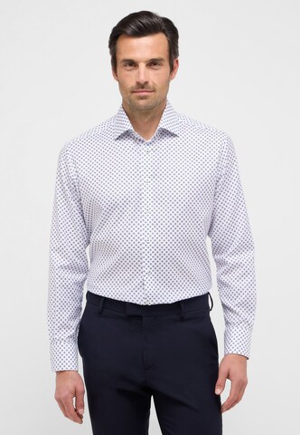 ETERNA Regular fit Zakelijk overhemd in Blauw: voorkant