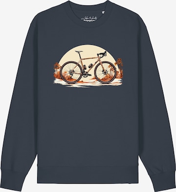 Watapparel Sweatshirt ' Gravelbike ' in Grijs: voorkant