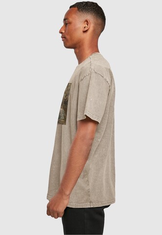 Mister Tee Shirt 'Club New' in Beige