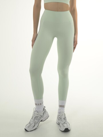DRILLS Apparel Skinny Leggings 'RACQUET Leggings' in Green