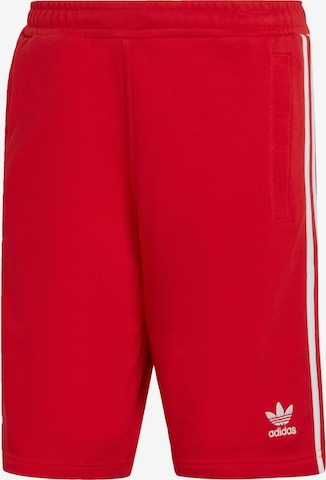 ADIDAS ORIGINALS Regular Shorts  'Adicolor Classics 3-Stripes' in Rot: predná strana
