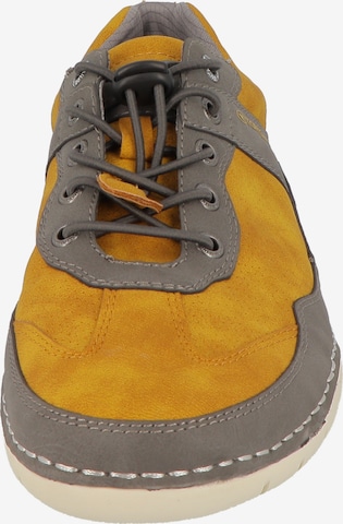 TOM TAILOR Athletic Lace-Up Shoes in Yellow