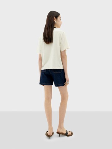 Thinking MU - Camiseta 'SOLSOL' en blanco