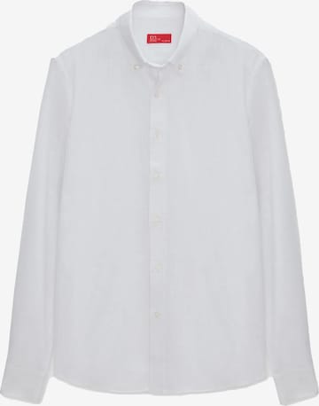 D’S Damat Regular fit Overhemd in Wit: voorkant