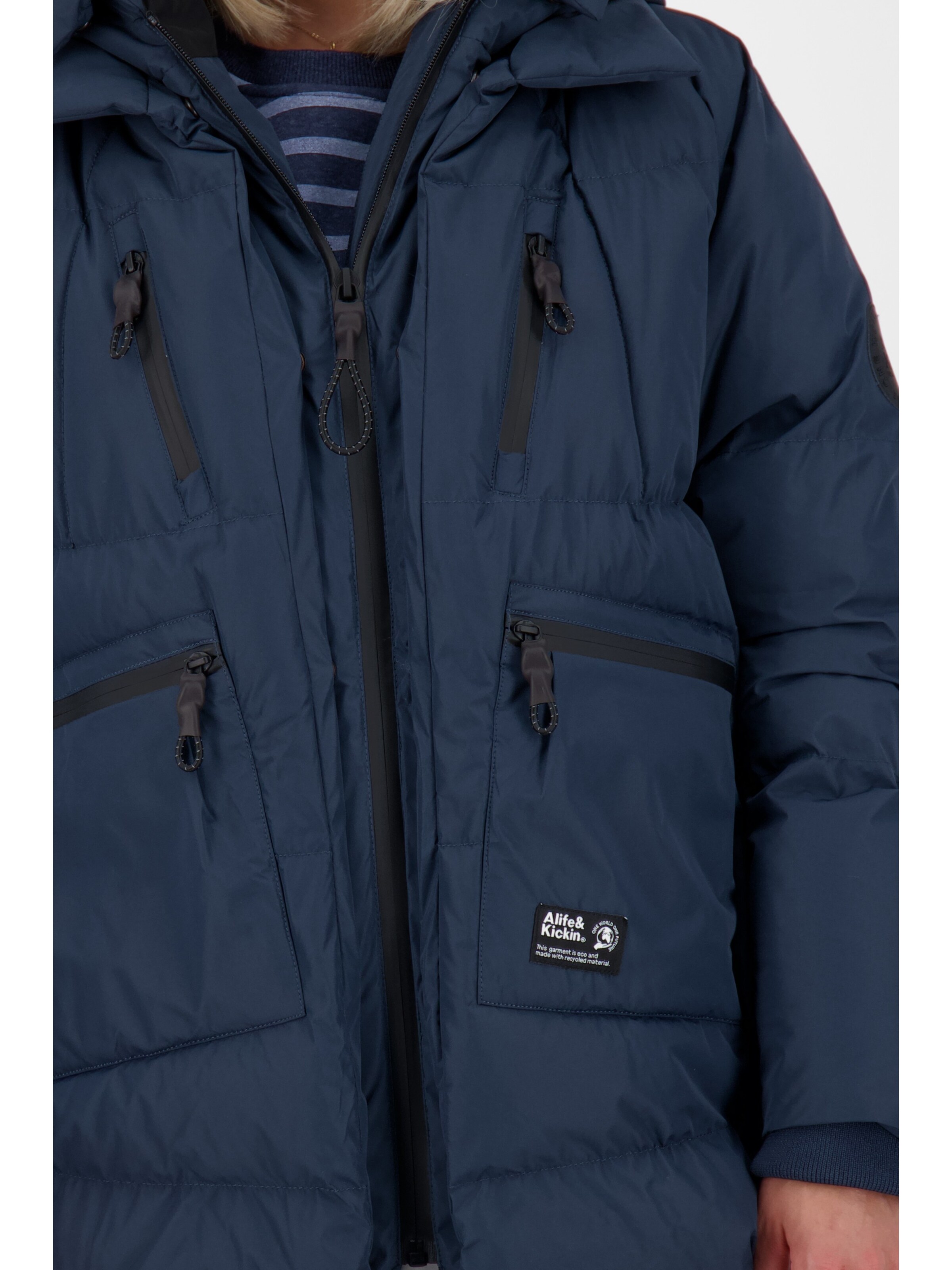 alife & kickin Vinterjakke 'RachelAK A' i blå