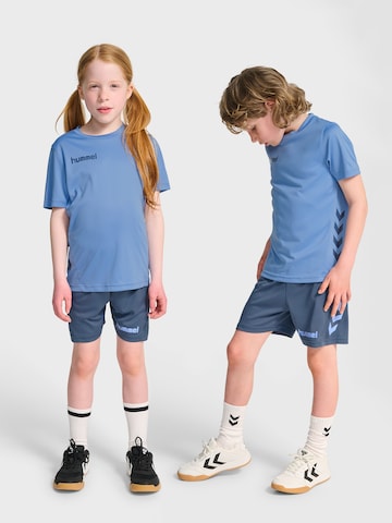Hummel Tracksuit in Blue: front