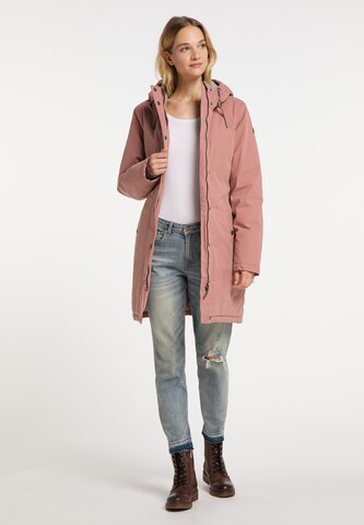 DreiMaster Vintage Функциональное пальто в Ярко-розовый