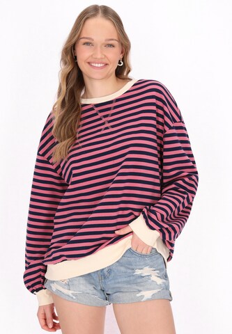 Sweat-shirt 'Back To School' MYMO en rose : devant