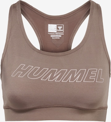 Hummel Sport-BH 'Tola' in Beige: Vorderseite