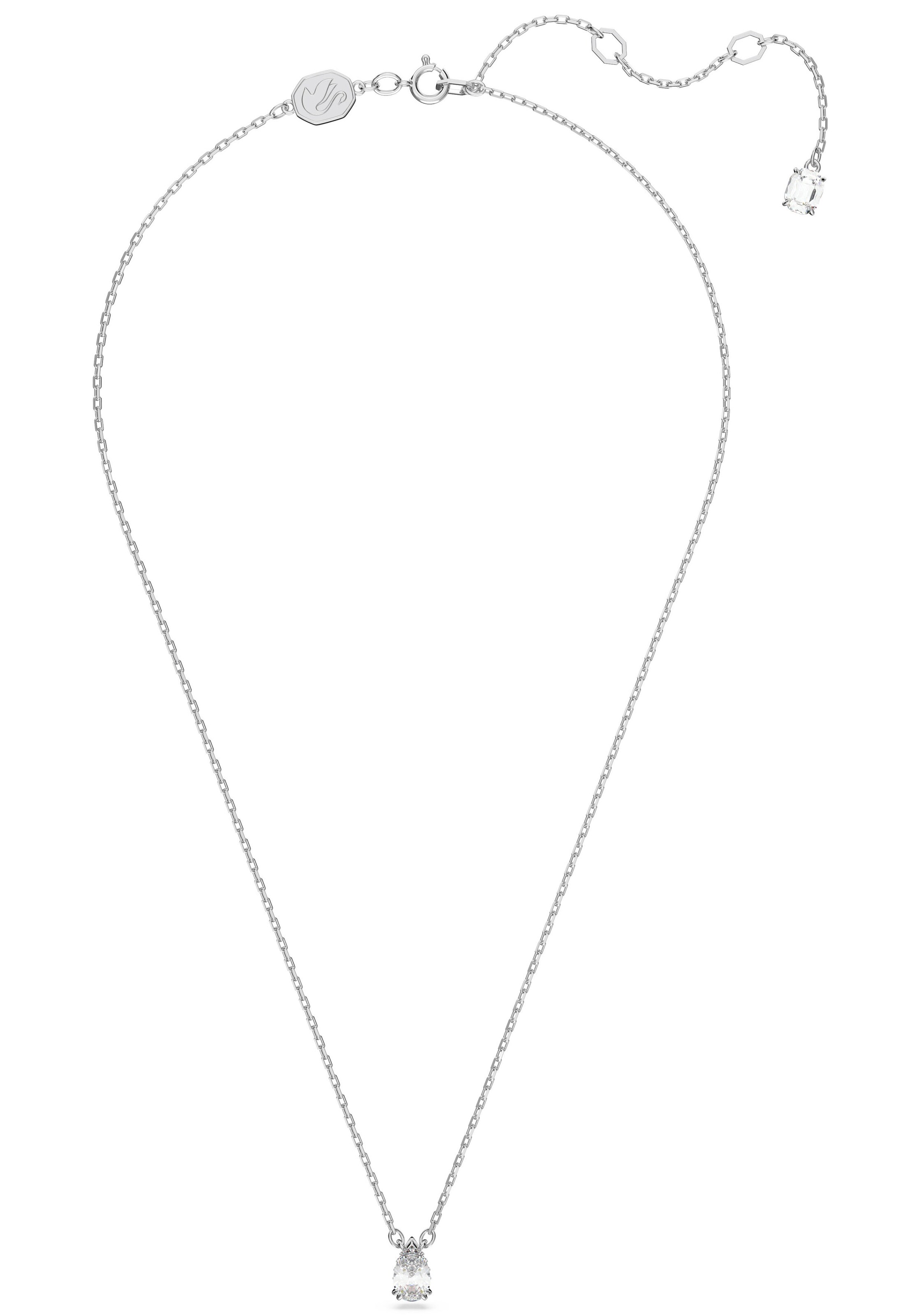 Swarovski Necklace in Silver: front