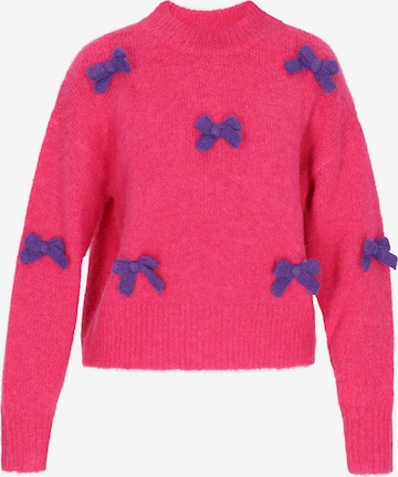 MYMO Oversized trui in Roze: voorkant