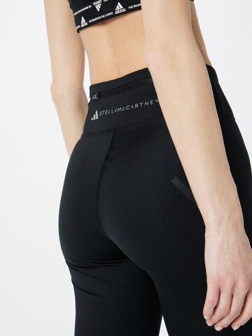 Skinny Pantaloni sport 'Truepace ' de la ADIDAS BY STELLA MCCARTNEY pe negru