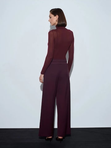 Wide Leg Pantalon Dilvin en rouge