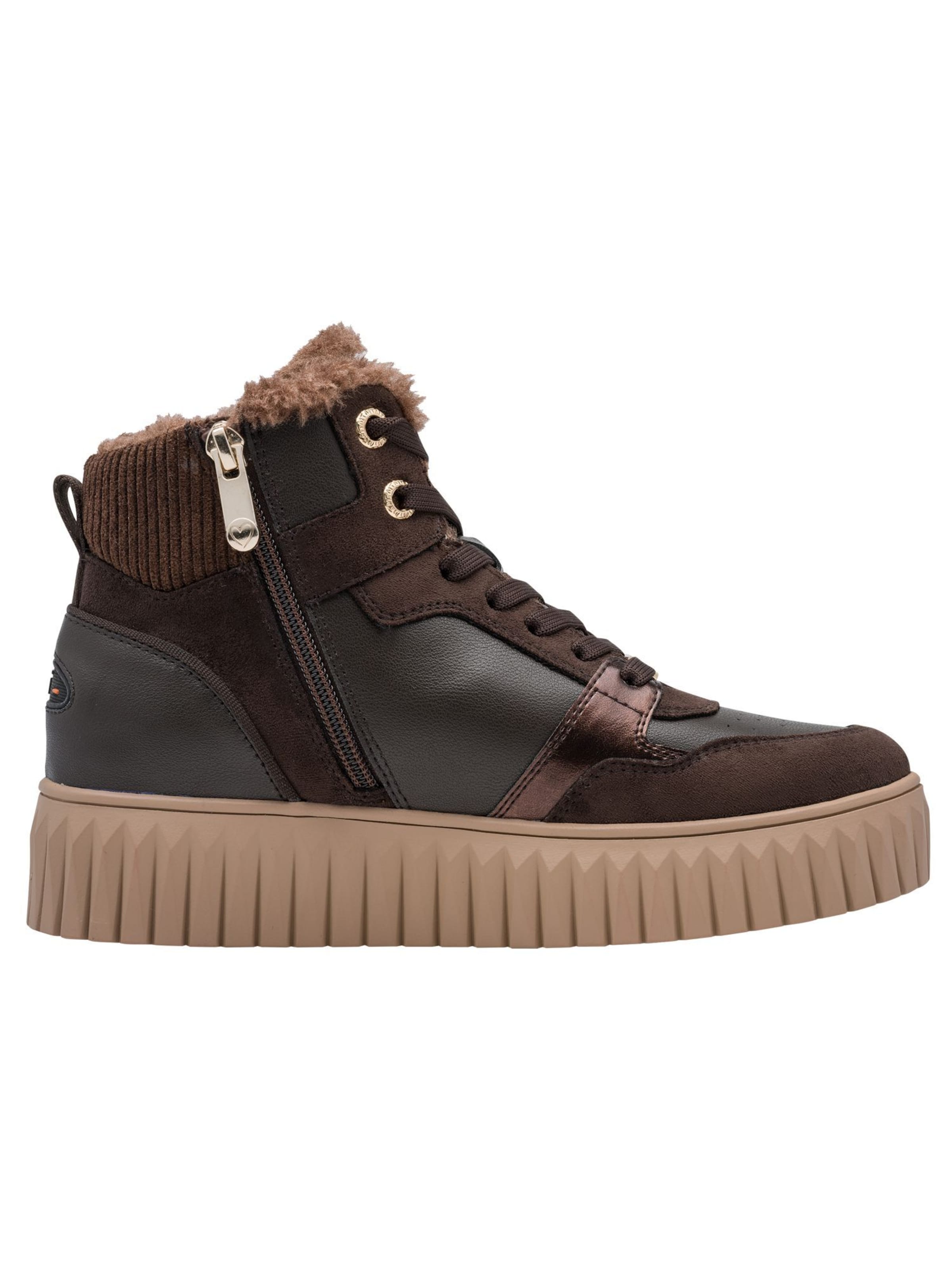Bottines à lacets MARCO TOZZI en marron