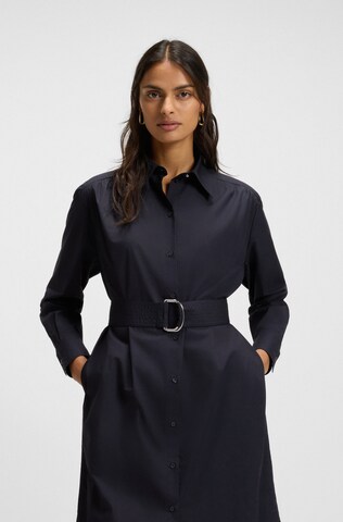 BOSS Blusenkleid in Blau