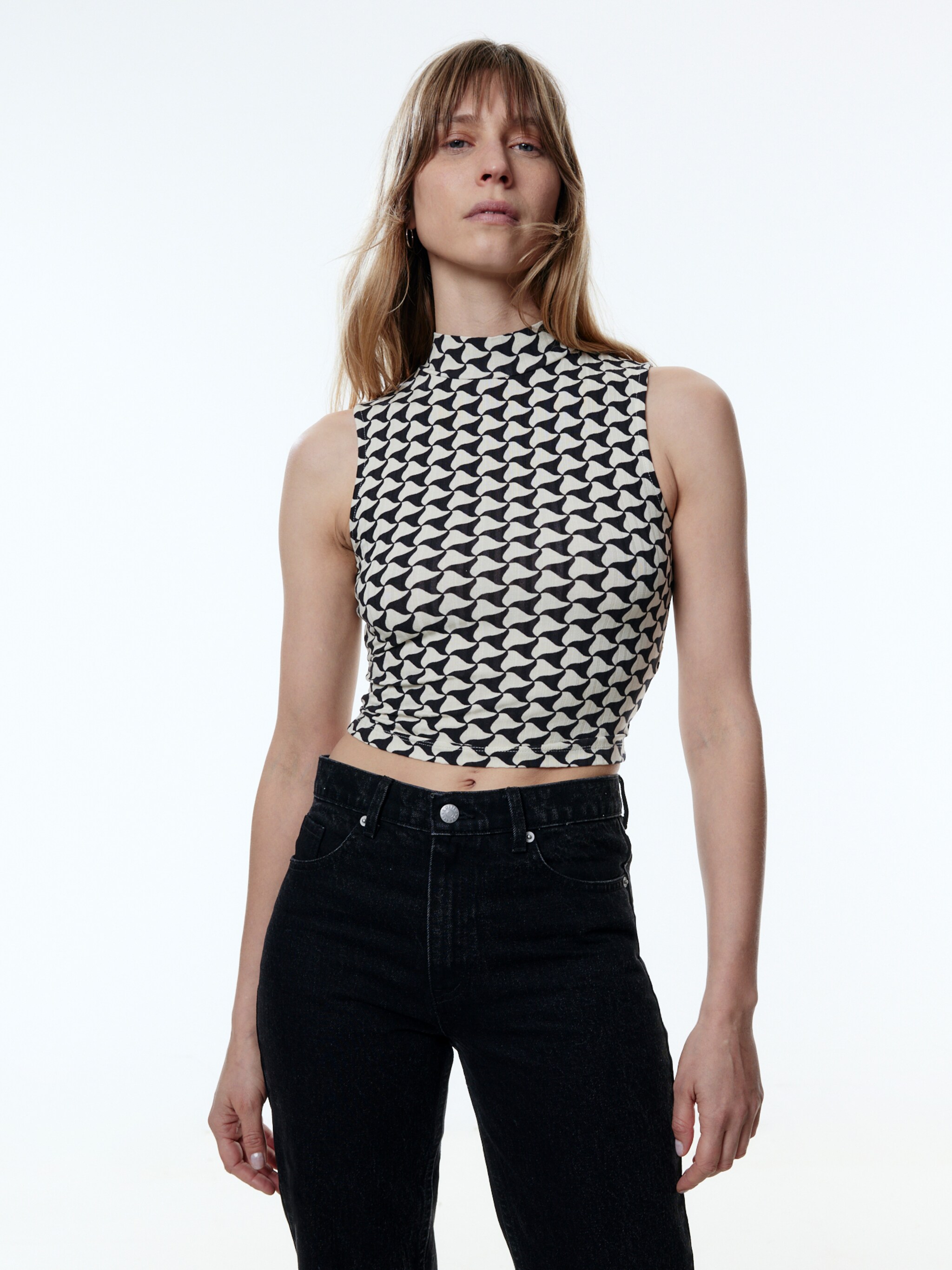 EDITED Produkte Top  'Kaori' schwarz