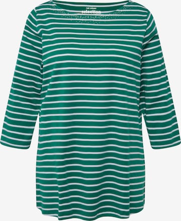 Ulla Popken Shirt in Groen: voorkant