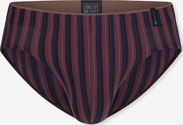 SCHIESSER Minislip ' Long Life Soft ' in Braun: Vorderseite