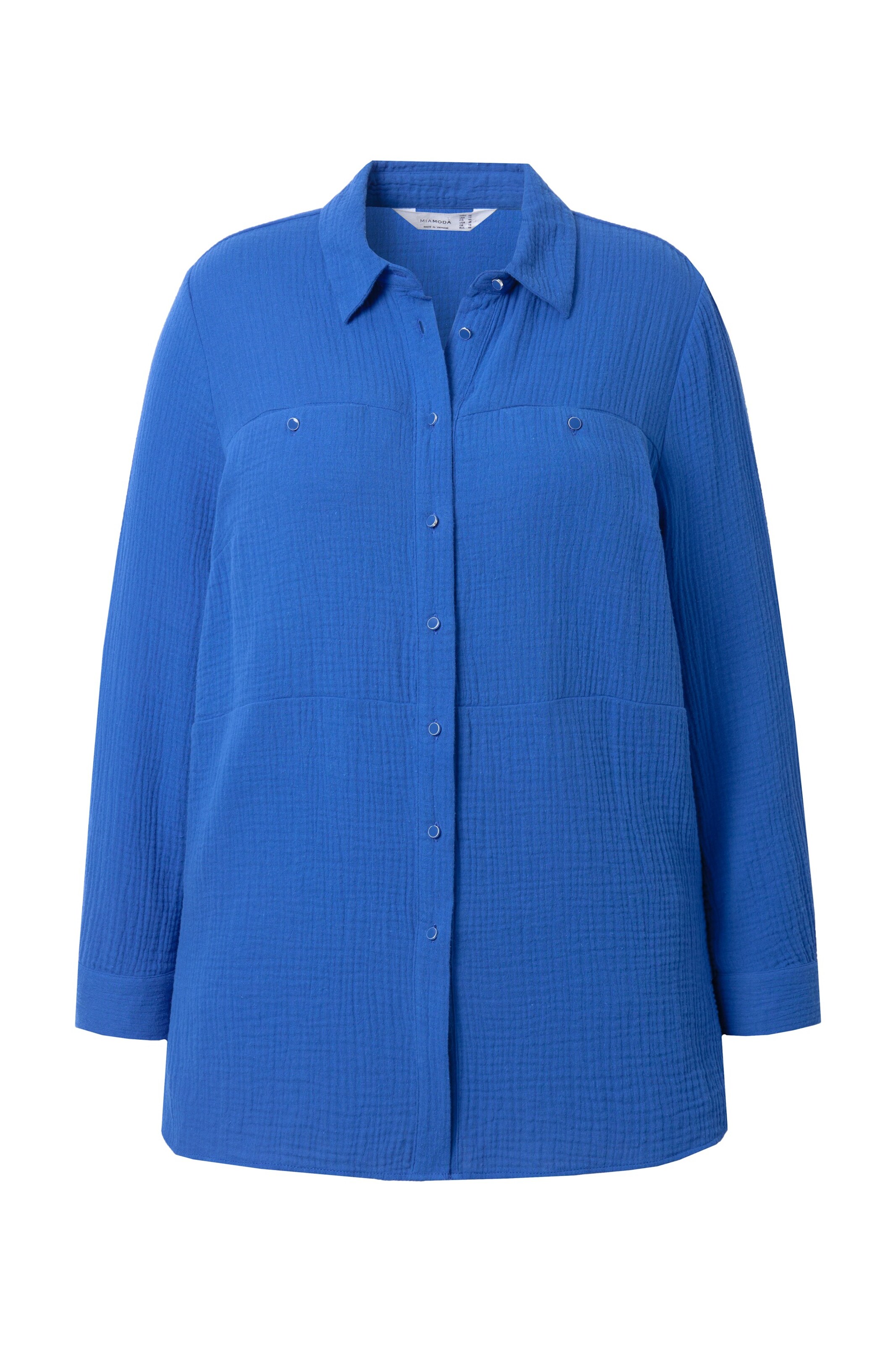 MIAMODA Blouse in Blauw: voorkant