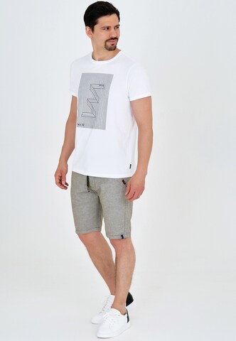 INDICODE JEANS Regular Shorts ' Sant Cugat ' in Beige