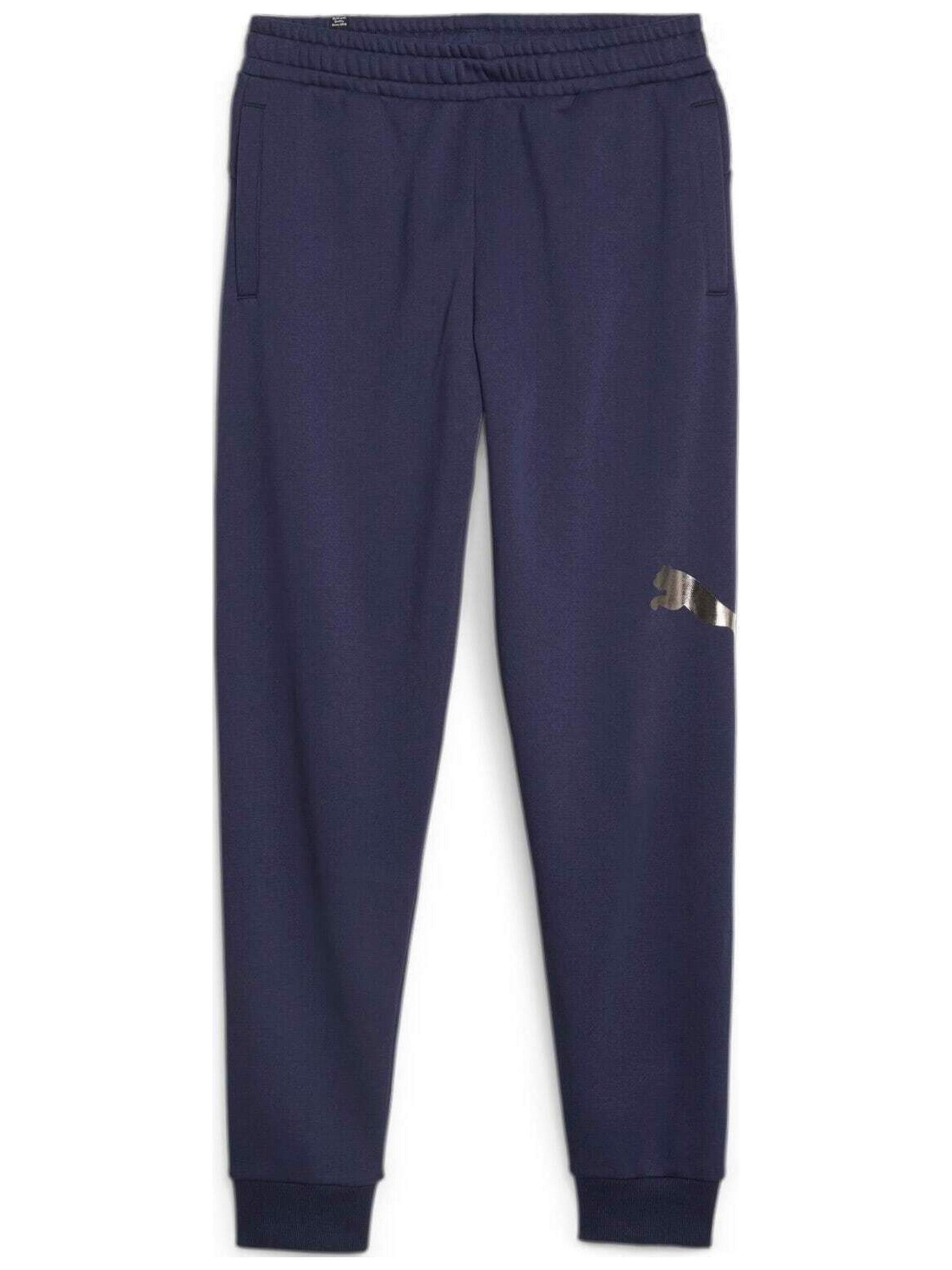 PUMA Regular Sports trousers 'Puma Ess Logo Lab Sweatpant' in Blue