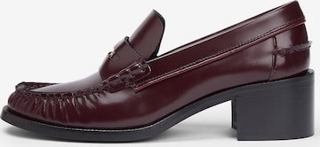 Mocassin TOMMY HILFIGER en rouge : devant