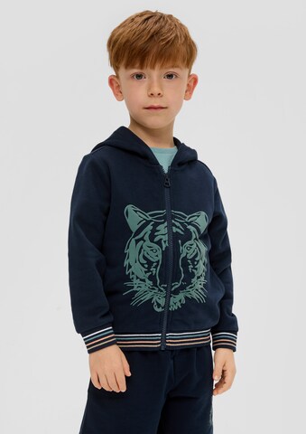 s.Oliver Sweatjacke in Blau: Vorderseite