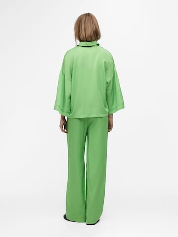 Wide Leg Pantalon OBJECT en vert
