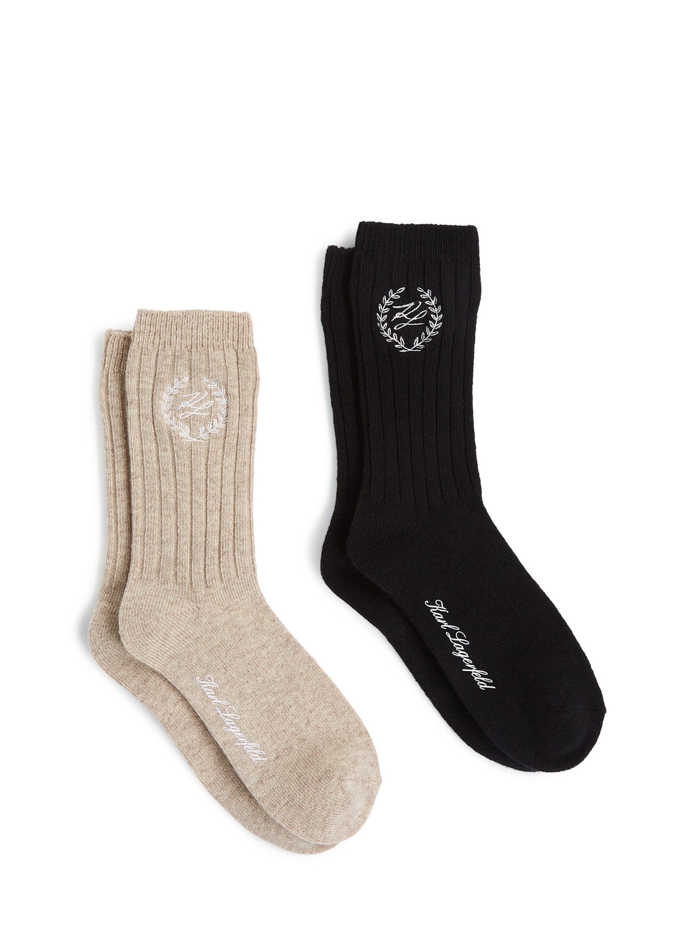 Chaussettes Karl Lagerfeld en beige