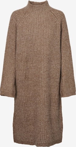 PIECES Knitted dress 'Nell' in Brown: front