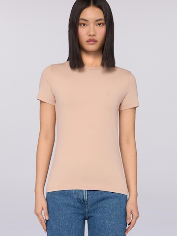 Trussardi - Camiseta en rosa: frente