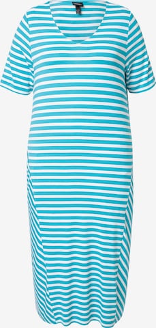 Robe Ulla Popken en bleu : devant