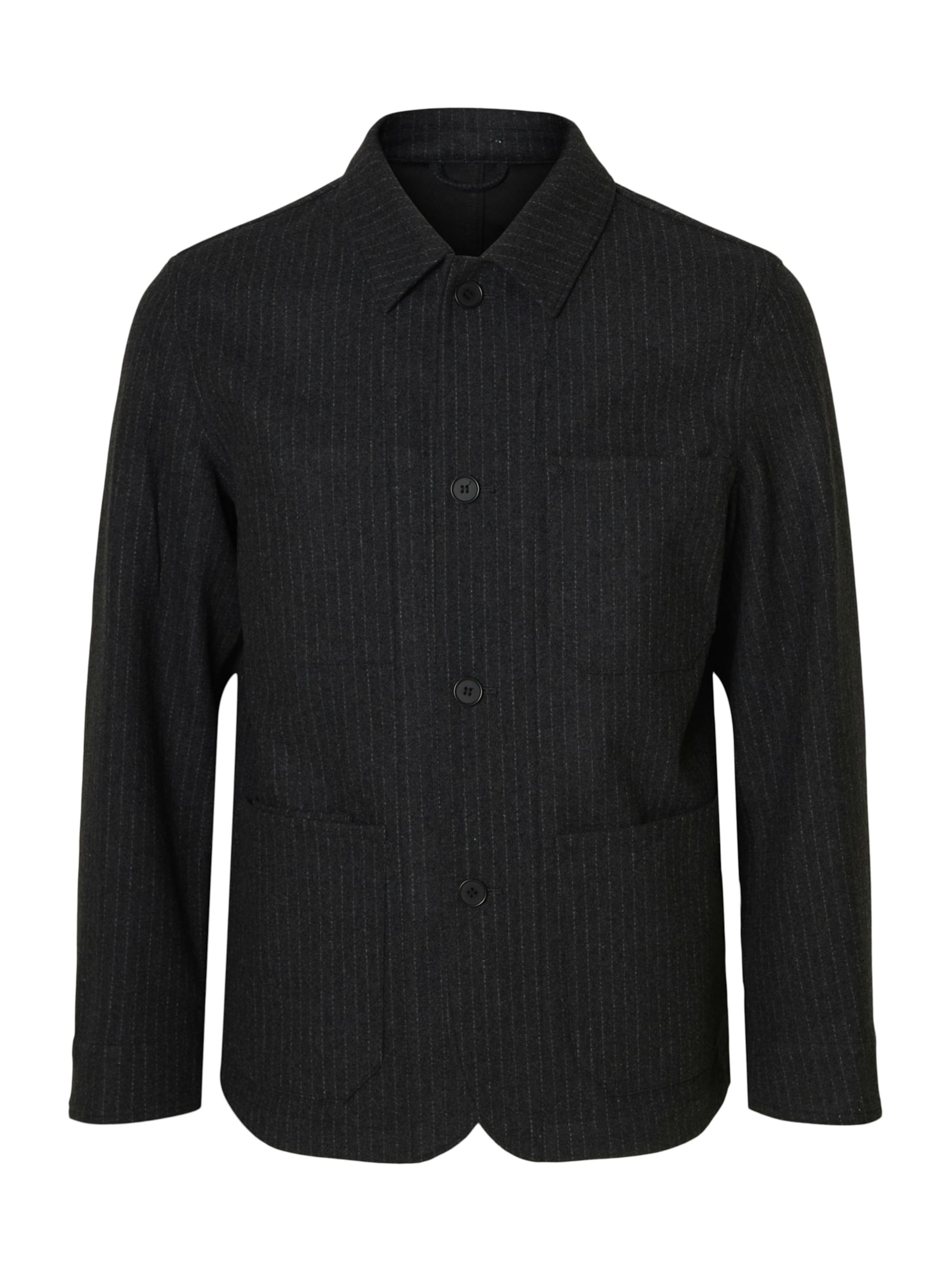 SELECTED Regular fit Zakó 'SLHLANDON' - szürke: elől