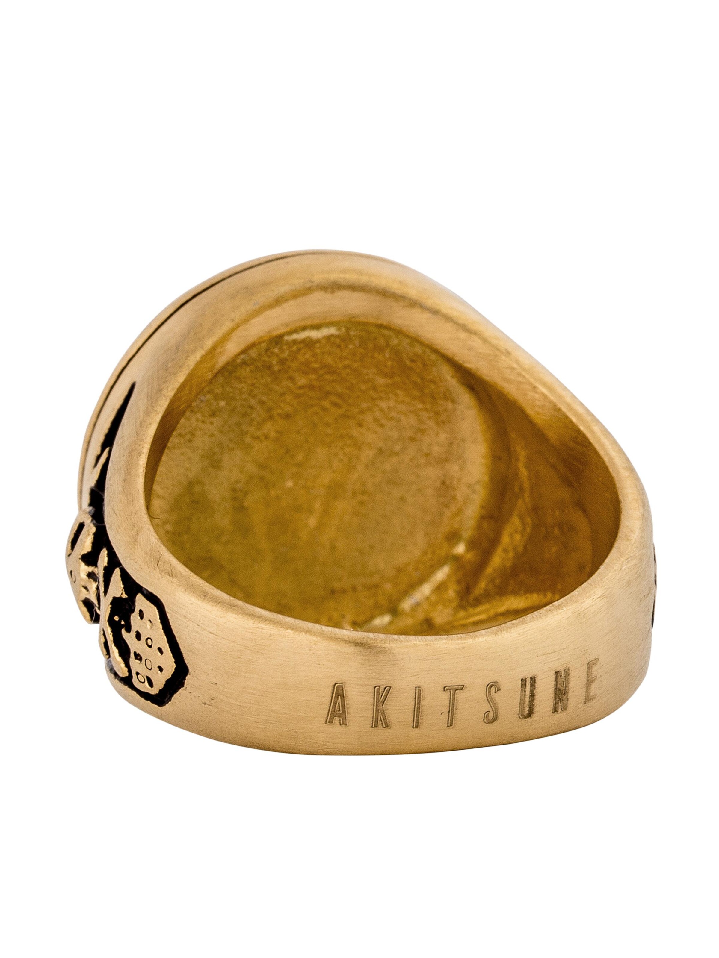 Akitsune Ring 'Mortis' in Gold