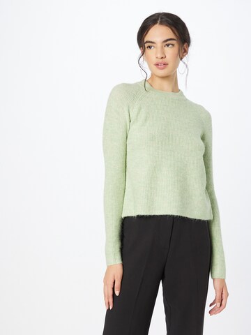 PIECES - Pullover 'Ellen' em verde: frente