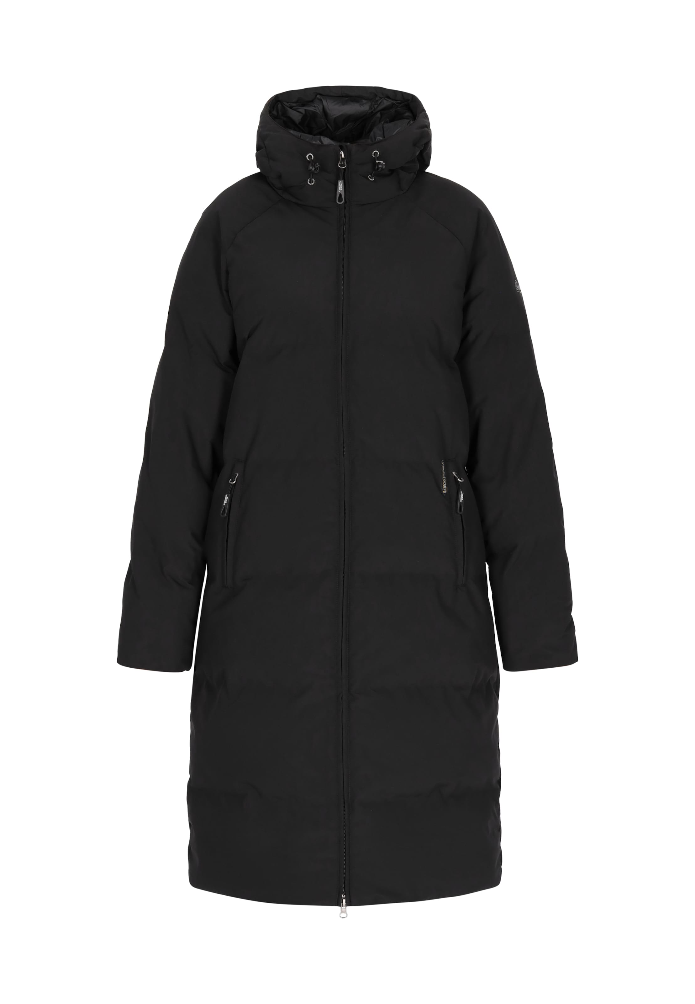 Schmuddelwedda Talvemantel, värv must: eest vaates