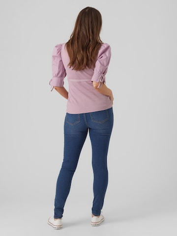 Vero Moda Maternity Slimfit Τζιν 'ZIA' σε μπλε