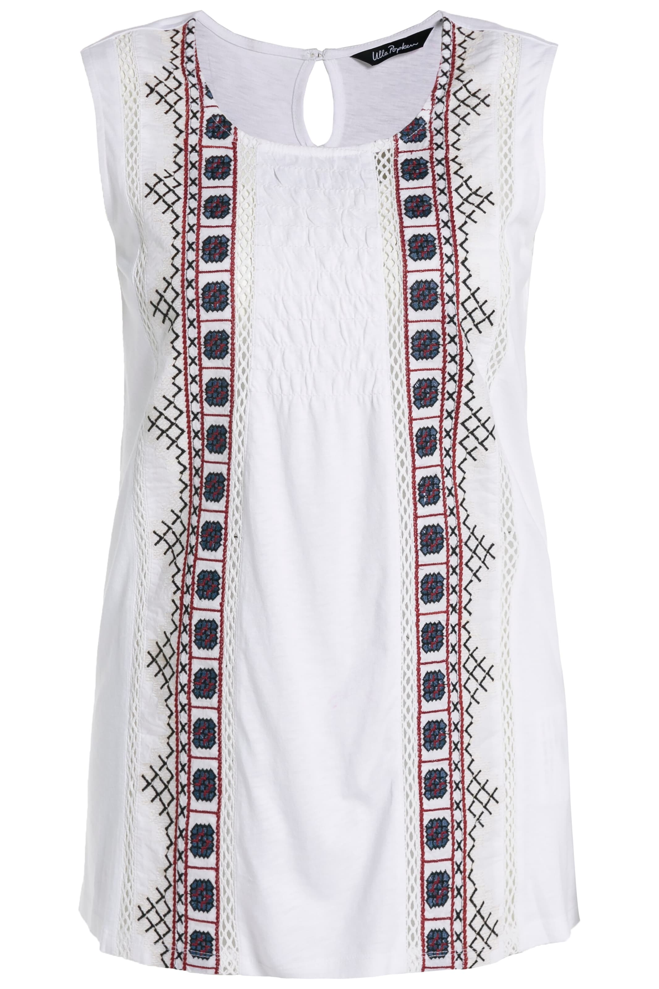 Ulla Popken Top '807182' in White: front