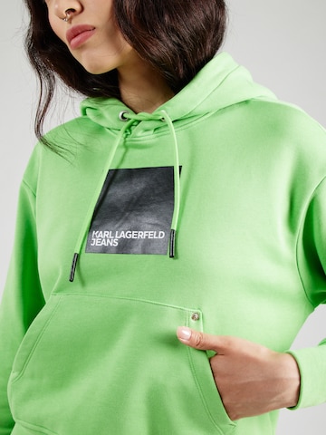 KARL LAGERFELD JEANS Sweatshirt in Green