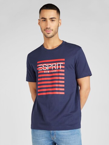 ESPRIT Shirt in Blauw: voorkant