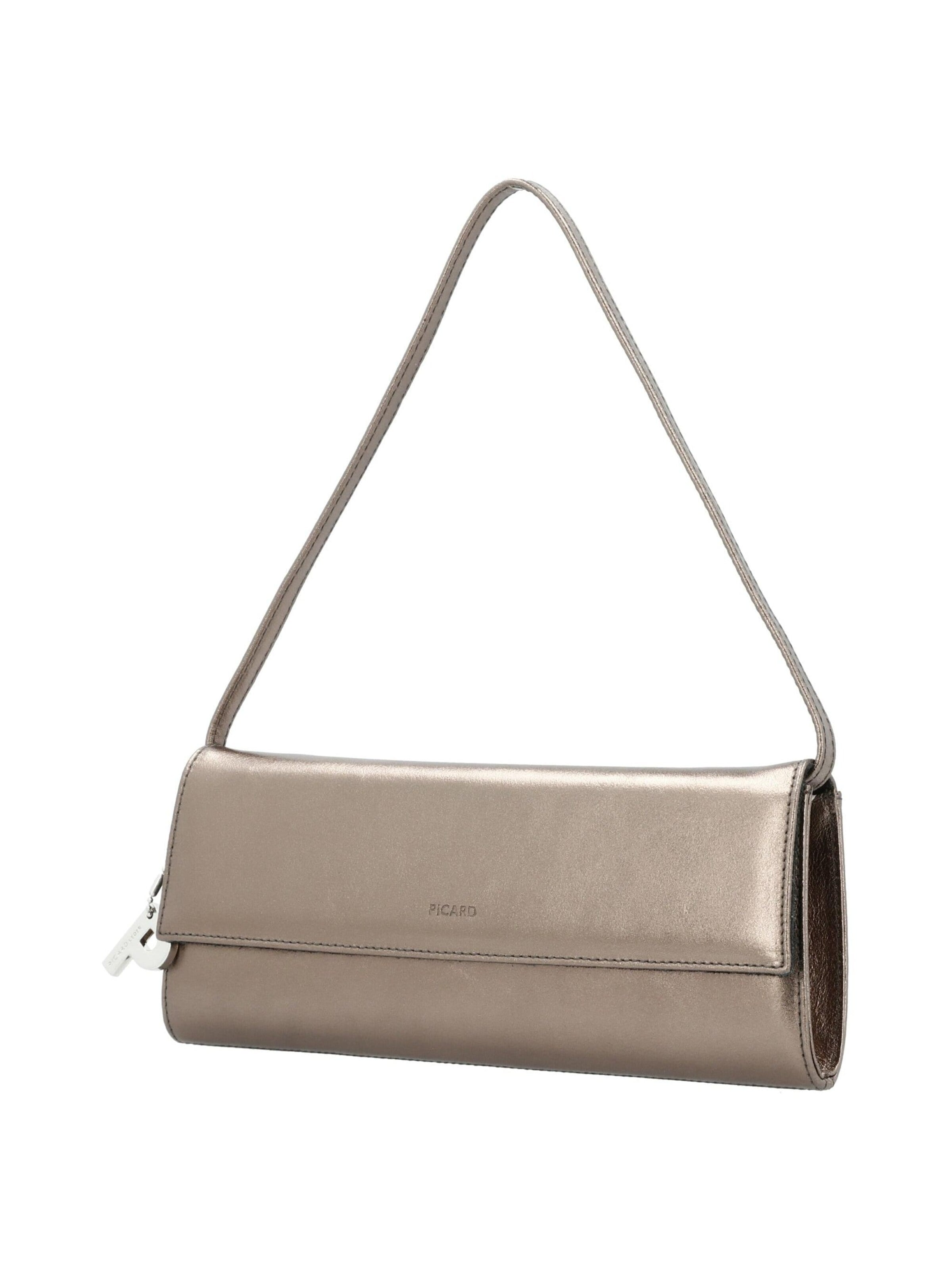 Picard Clutch 'Auguri'‌‌‌‌‌‌‌‌ in Braun