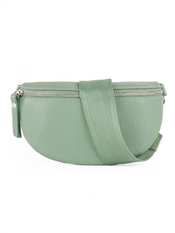 lePelou Gürteltasche 'MILA small' in Grün: Vorderseite