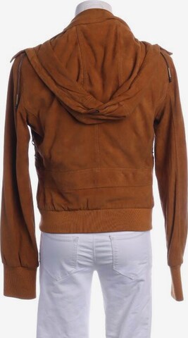 Bally Lederjacke / Ledermantel L in Braun