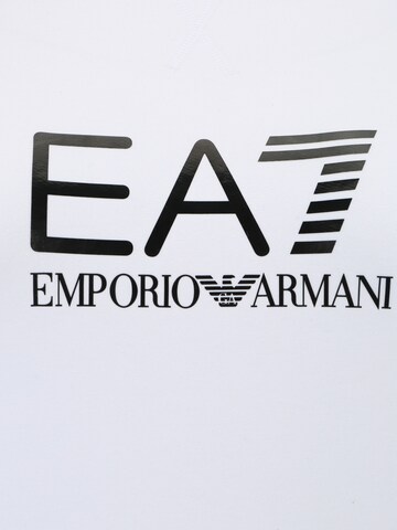 Bluză de molton de la EA7 Emporio Armani pe alb